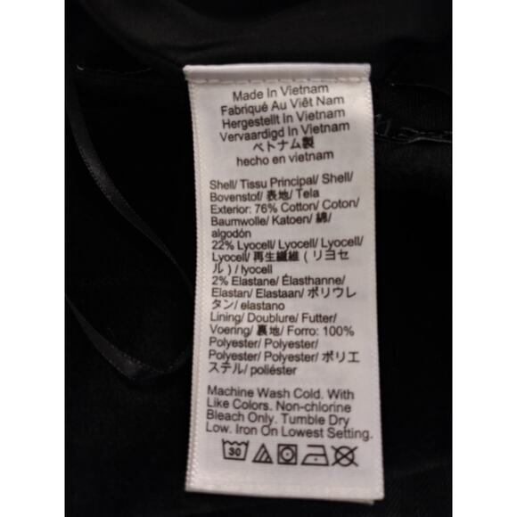 NWT J.Crew Kate Pant In Italian Ora Tessuti Velvet Black 6 - Picture 10 of 10